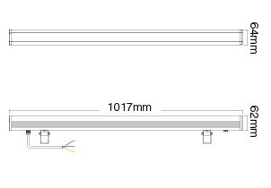 rampe led dimension